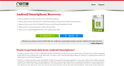 Desktop Screenshot of androidsmartphonerecovery.com